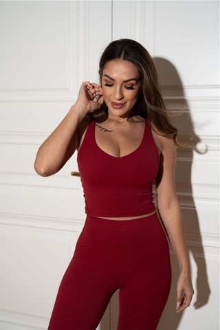 Lisse Top - Rouge