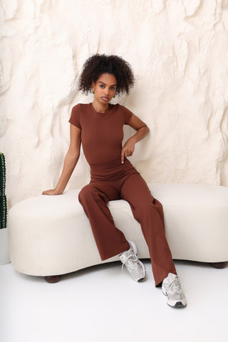 CloudForm Short Sleeve — Cocoa